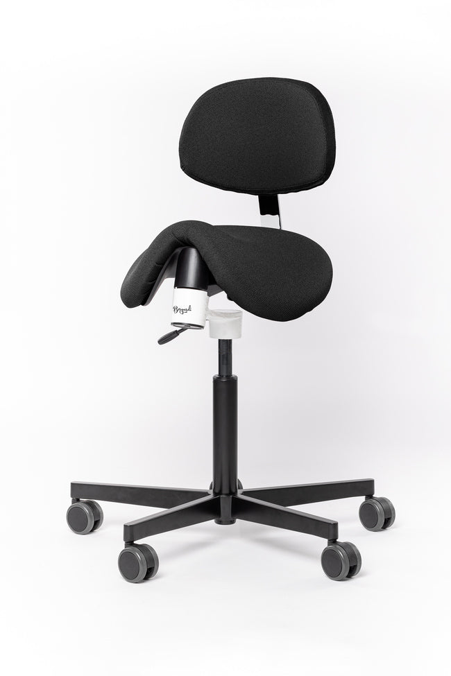 [902000084.S1] Sattelstuhl Aurelia (Mit, Stoff-Schwarz-CURA-60999, Standard)